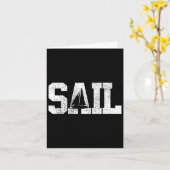 Sail Sailing Gift Kaart (Gele Bloem)