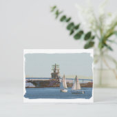 Sail San Diego Briefkaart (Staand voorkant)