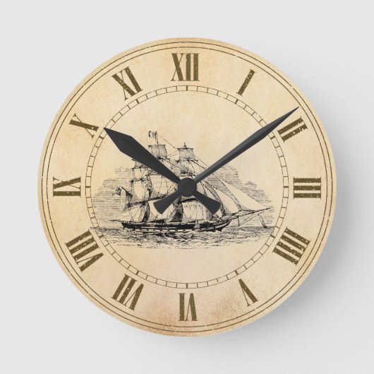 Sail Ship Ronde Klok (Voorkant)