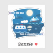 Sail, Soar, Dream: de wondere wereld van het Zee Sticker (Vel)