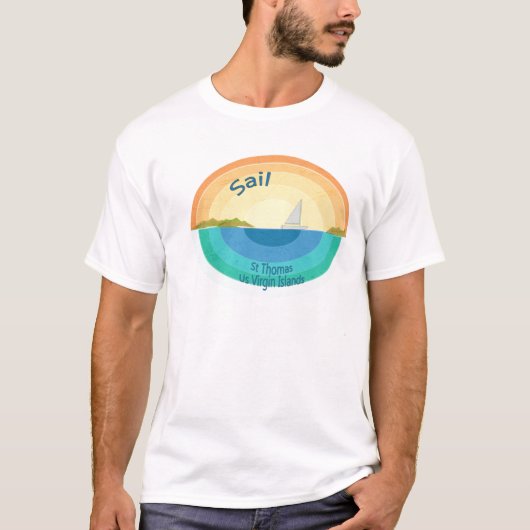sail st thomas t-shirt (Voorkant)