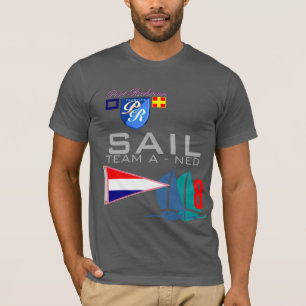 Sail Team A Yachting NED Netherlands Vlag T-shirt