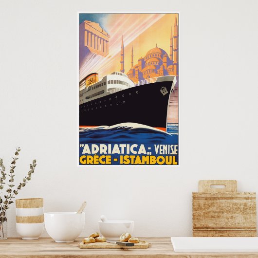 Sail the Adriatica  Design Poster (Keuken)