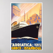Sail the Adriatica  Design Poster (Voorkant)