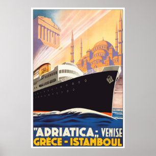 Sail the Adriatica Design Poster