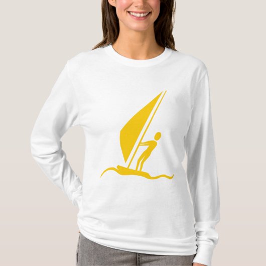 Sailboarding - Amber T-shirt (Voorkant)