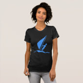 Sailboarding - Baby Blue T-shirt (Voorkant volledig)
