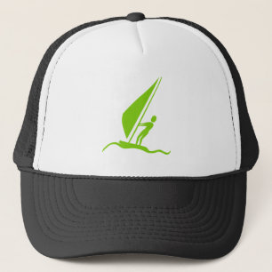 Sailboarding - Martian Green Trucker Pet