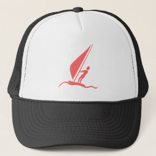 Sailboarding - Tropisch roze Trucker Pet