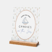 Sailboat Baby Shower Games - Candy Jar Guessing  (Angle)