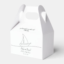Sailboat Beach Thema Christelijk Baby shower