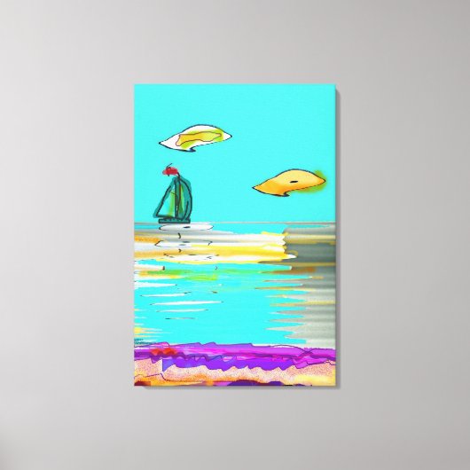 SAILBOAT CANVAS AFDRUK (Voorkant)