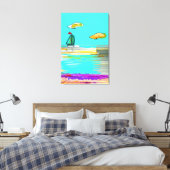 SAILBOAT CANVAS AFDRUK (Insitu (Slaapkamer))