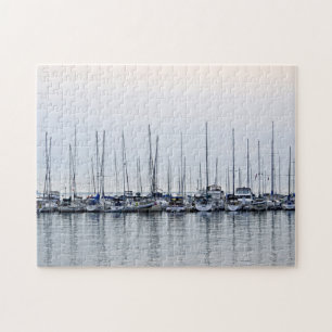 Sailboat Harbour Reflection - Bayfield, WI - 11x14 Legpuzzel