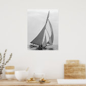 Sailboat Hawk 1891 Poster (Keuken)