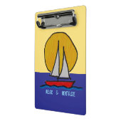 Sailboat in the Sun Mini Klembord (Angled2)