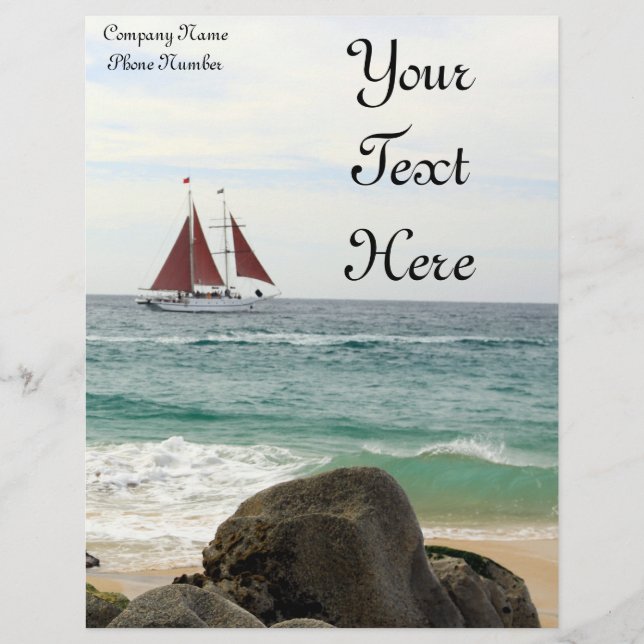 Sailboat Letterhead (Voorkant)