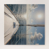 Sailboat On Calm Ocean Water Legpuzzel (Horizontaal)