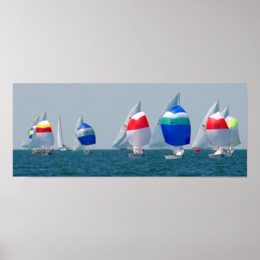 Sailboat races poster (Voorkant)