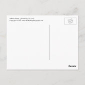 Sailboat Sunset Briefkaart (Achterkant)