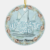 Sailboat Ultimate Dad ornament (Voorkant)