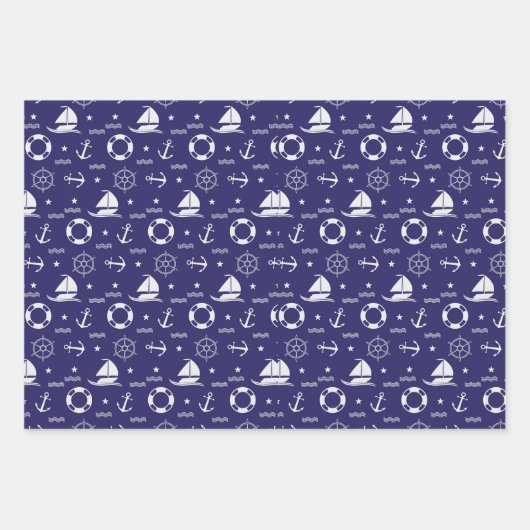 Sailboating inpakpapier vel (Voorkant 3)