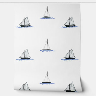 Sailboats Behang