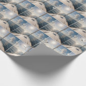 Sailboats with Seagulls On Ocean Water Cadeaupapier (Hoek)