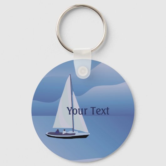 Sailboot Basic Sleutelhanger (Voorkant)