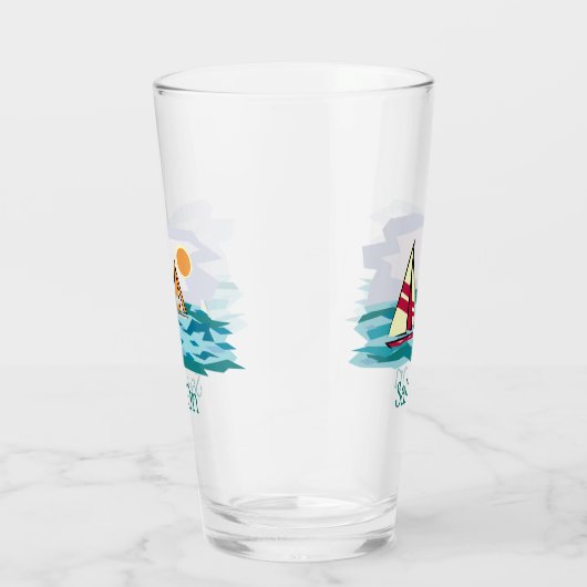 Sailboot Design Drink glas (Rechts)