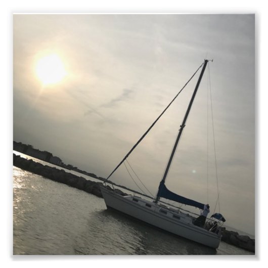 Sailboot Fotografie door Willowcatdesigns Foto Afdruk (Voorkant)