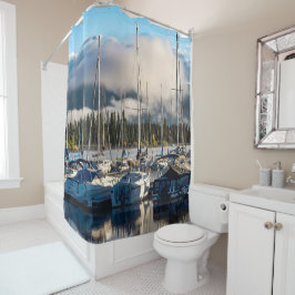 Sailboot Harbour/Lake Dillon Colorado Douchegordijn