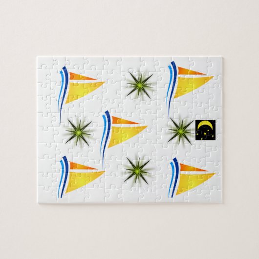 Sailboot Jigzaag Puzzle Legpuzzel (Horizontaal)