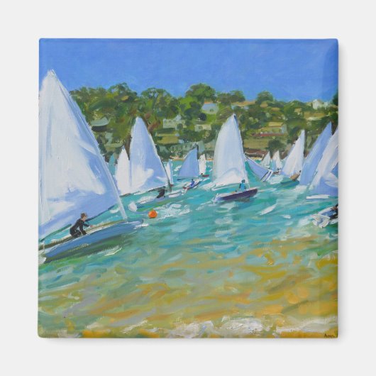 Sailboot Race Magneet (Voorkant)