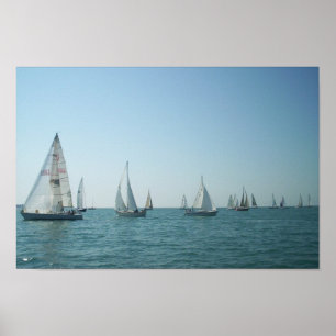 Sailboot race poster