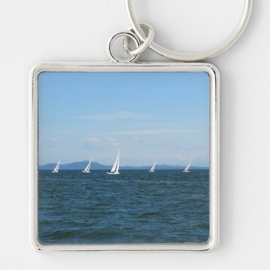 Sailboot Races Sleutelhanger (Voorkant)