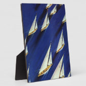 Sailboot Regatta van Ski Weld Fotoplaat (Zijkant)