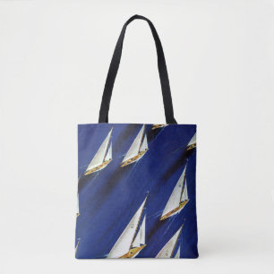 Sailboot Regatta van Ski Weld Tote Bag