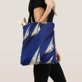 Sailboot Regatta van Ski Weld Tote Bag (Dichtbij)