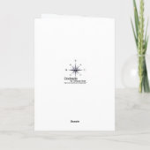 Sailboot Sailor Time and Tide Custom Greing Kaart (Achterkant)