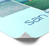 Sailboot- Sausalito San Francisco Poster (Hoek)