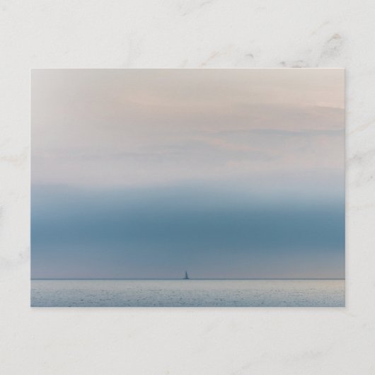 Sailboot Seascape Foto Briefkaart (Voorkant)