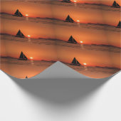 Sailboot Sunset Cadeaupapier (Hoek)