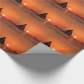 Sailboot Sunset Cadeaupapier (Hoek)