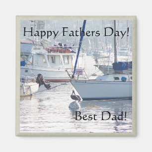 Sailboten Fathers Day Magnet Magneet