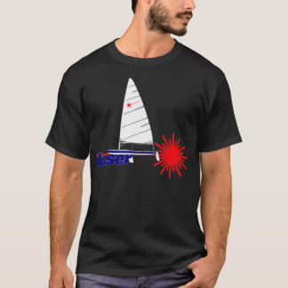 Sailerlaserdinghy met de Bestseller Laser Class T-shirt