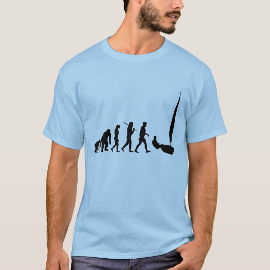 Sailing 2014 Sailors Boat & Wind Sail T-shirt (Voorkant)