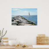 Sailing Barnegat Inlet Poster (Keuken)