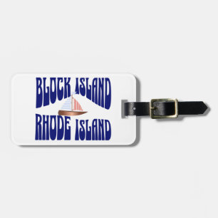 Sailing Block Island Bagagelabel