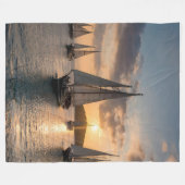 Sailing Boats Fleece Deken (Voorkant (Horizontaal))